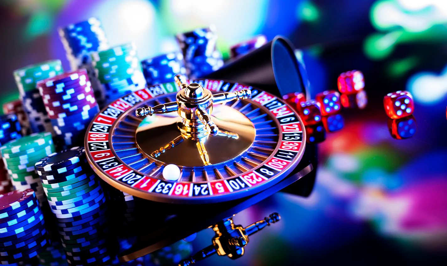 be 24 live casino hero scene with soft pink and blue lights